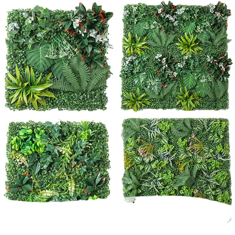 50* uv Milangrass artificial plant wall Artificial background decoration UV resistant plastic green