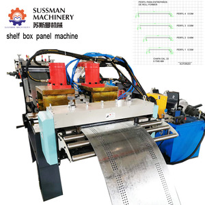 0.6-1.0mm Độ dày siêu thị hiển thị 350-530mm chiều rộng có thể điều chỉnh Kệ bảng rollformer - Product Image 1