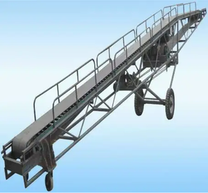 Portable Belt <strong>Conveyor</strong> with Wheels Quick <strong>Loading</strong> &amp; <strong>Unloading</strong> in Warehouses Motor As Core Component - Product Image 3