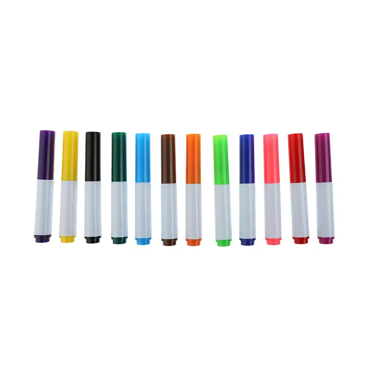 Conjunto de canetas aquarela de ponta fina e canetas marcadoras de tecido, laváveis e não laváveis, para arte, atacado de fábrica