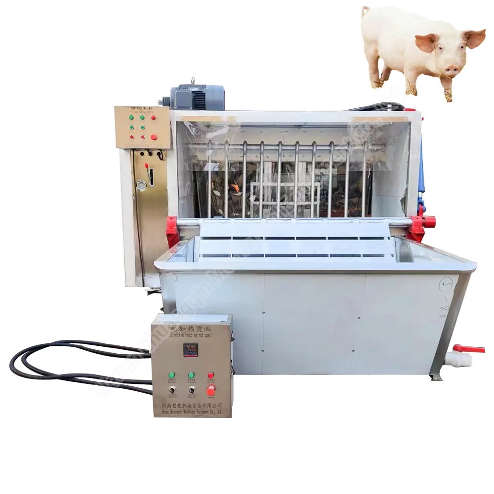 Pig slaughter house machines pig iron processing plant pig de hairing machine