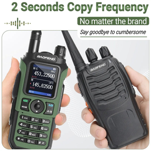 Baofeng UV 21 UV21 Pro Wireless frequenza Walkie Talkie 16 KM lungo raggio impermeabile torcia tipo-C Recharger Ham Radio UV 5R - Product Image 3