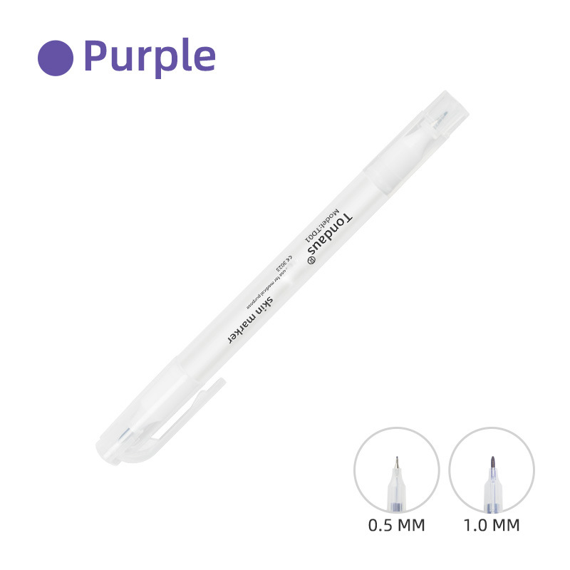 2 head white pen purple ink