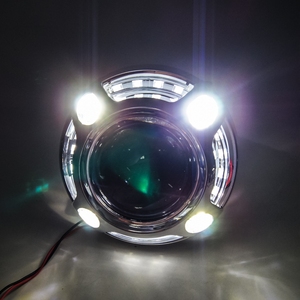 Evrensel melek gözler kefen 3.0 inç bi-xenon projektör kiti P Anamera için far camı kapak - Product Image 3