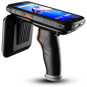 Lector RFID 840-960MHz Android 10,0 Terminal PDA con escáner de código de barras 1D/2D para estadísticas de inventario y gestión de activos