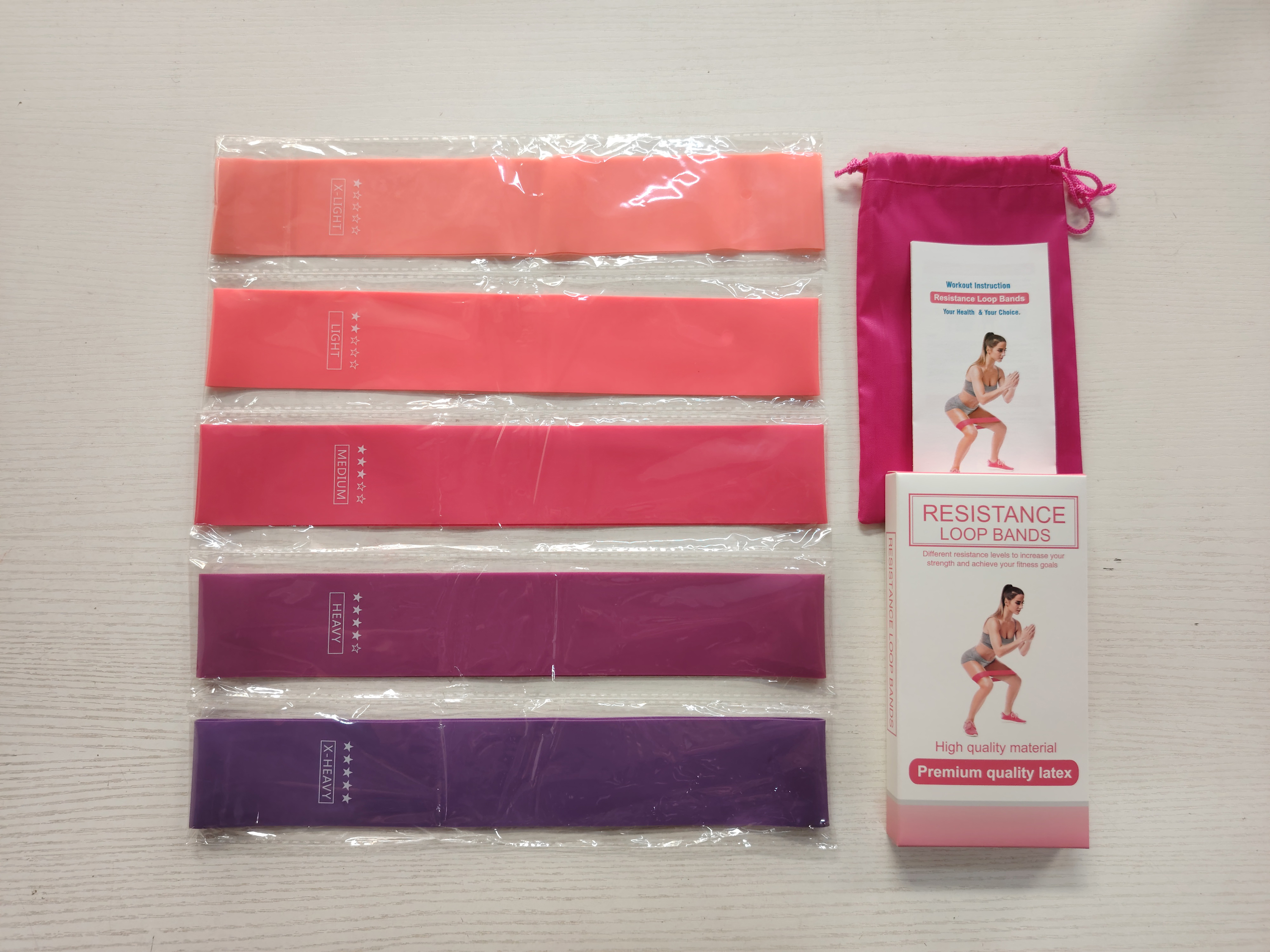 Pink to Purple 5pcs Set