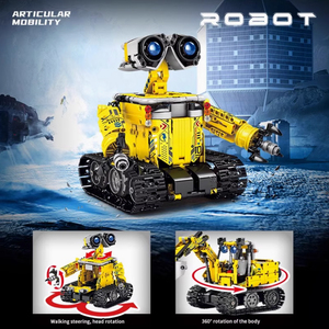 4 IN 1 Intelligenter Programmier roboter Baustein sätze Steuer roboter MOC-Steine Blocks pielzeug Bildungs spielzeug Für Jungen Mädchen - Product Image 4