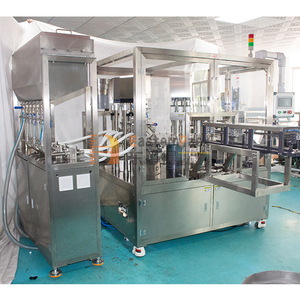 Çok fonksiyonlu döner emzik çantası dolum fondöten dolum sızdırmazlık ve suyu masa üstü kapaklama süt paketleme makinesi - Product Image 4