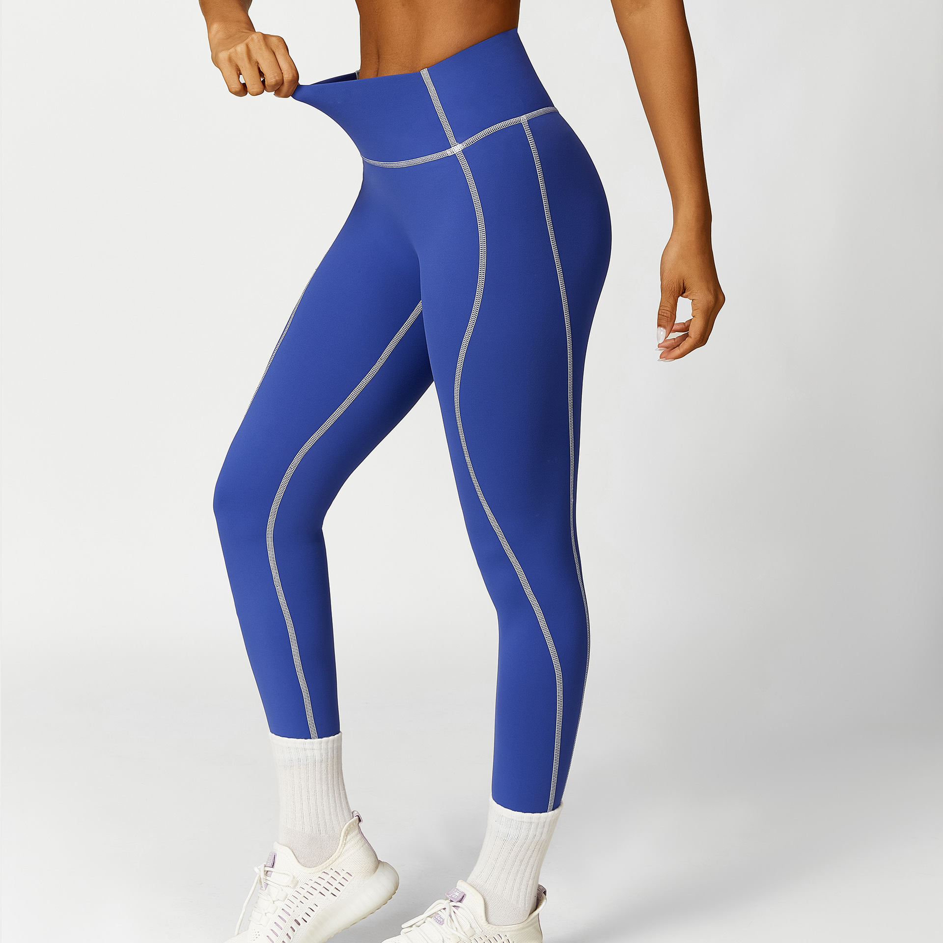Blue leggings