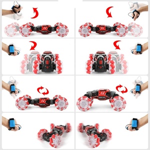 HW 2.4G 360 Stunt Rolling Radio <strong>Control</strong> Car Toy Remote <strong>Control</strong> RC Car Double Side Running Newest Gesture Hand Watch <strong>Control</strong>