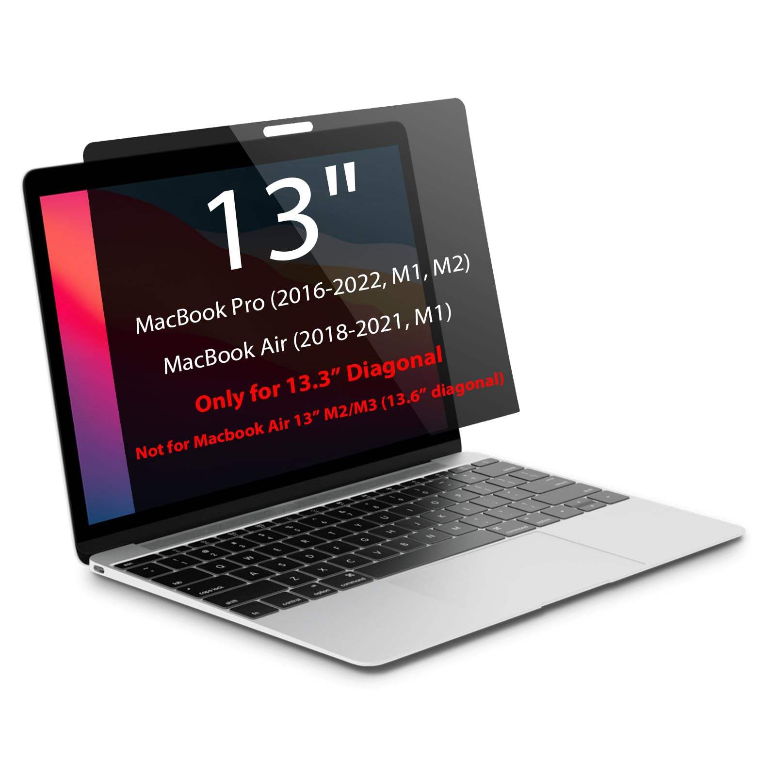 Black For Macbook Pro 13.3