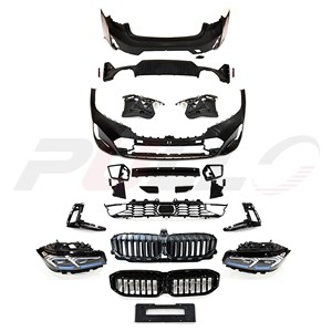 BMW3 için sıcak satış BodyKit G20 2019 + eski yükseltme yeni stil BodyKit ön ve arka tampon meclisi ile ızgara dahil - Product Image 6