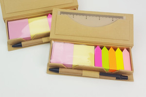 定制创意回收记事本便签，带笔和尺子 - Product Image 5