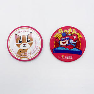 Düğme Pin rozeti promosyon ucuz Pin rozetleri özel Logo yuvarlak şekil düğme rozet 58mm - Product Image 3