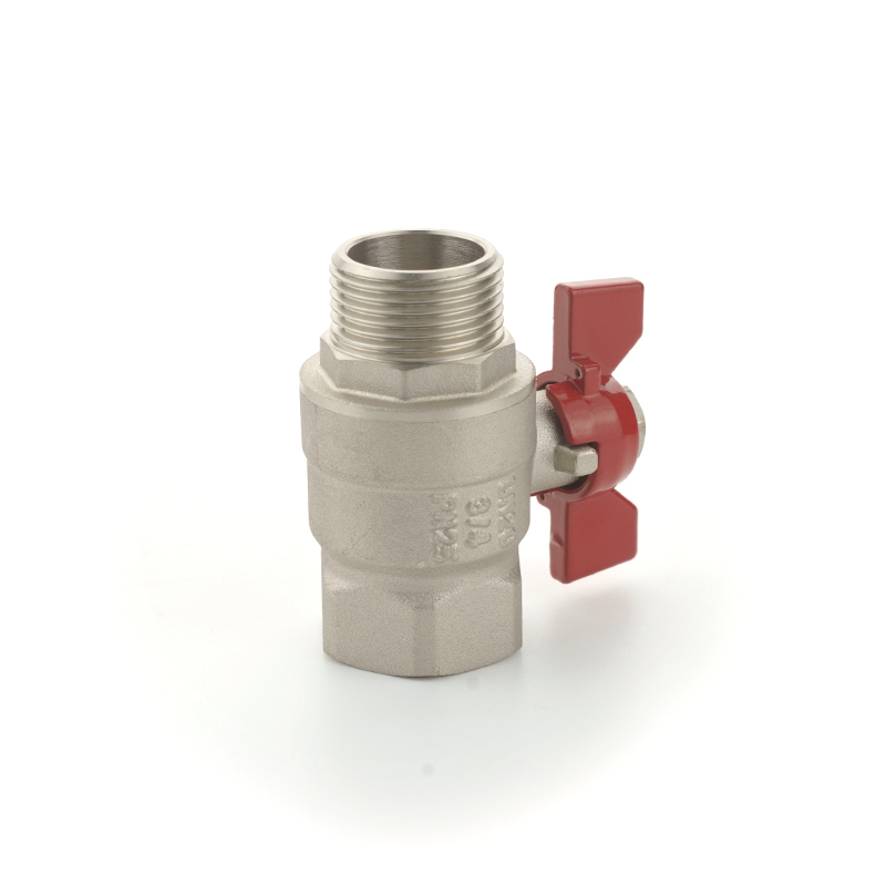 Wholesale Price 1/2" - 1" Female to Male Water Brass Ball Valve with Butterfly Handle