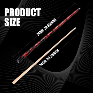 HL kırmızı havuz bilardo ıstakası 12.5mm İpucu boyutu akçaağaç mil bilardo oynamak bilardo ıstakası teknoloji kiti - Product Image 5