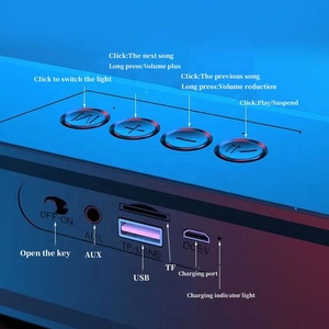 ลำโพงคู่สำหรับเล่นเกมแบบเต็มหน้าจอ LED คอมพิวเตอร์ที่มีสีสันเสียงคุณภาพสูง - Product Image 6