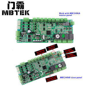 Scheda di controllo del tornello scheda di accesso PCB per tornello oscillante/velocità con 6 paia di sensori a infrarossi ingresso indipendente