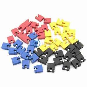 Jumper pitch 2 54MM siyah sarı mavi kırmızı blok bağlayıcı kısa devre pin başlık uzun kolu - Product Image 1