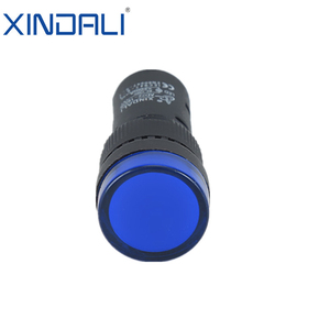New AD22-16ds Blue Equipment Power Discharge <strong>16MM</strong> Indicator Signal Lamp <strong>Lights</strong> 20mA LED <strong>Light</strong> Red Shell 12V 24V 220V 110V380V