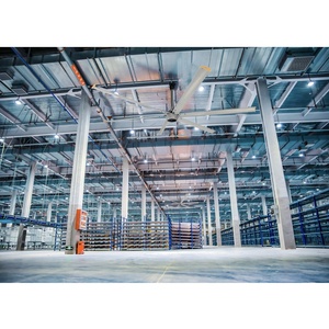 Amthi 7300Mm 24ft Công Nghiệp Lớn Hvls Quạt Trần 5 Lưỡi 20ft Cho Ngành Công Nghiệp Chăn Nuôi Điện Pmsm Động Cơ Cho Sử Dụng Ngoài Trời - Product Image 5