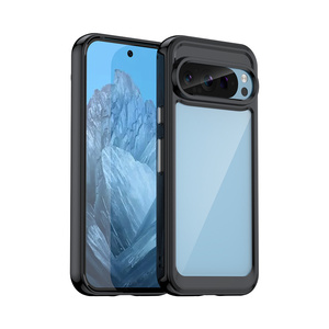 Google Pixel9a用の透明なアクリルカメラ画面保護電話ケース耐衝撃性滑り止めモバイルカバー - Product Image 1