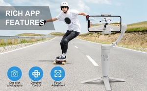 Tragbarer und faltbarer M1-Stabilisator 3-Achsen-Telefongimbal-Stabilisator für Tiktok und Smartphone-Aufnahme - Product Image 4