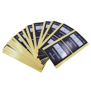 Hochwertiges Druck auto Beschreibbarer QR-Code Verfalls datum Ölwechsel Service Erinnerung Aufkleber Fensterglas Doppelseitiges Etikett - Product Image 6