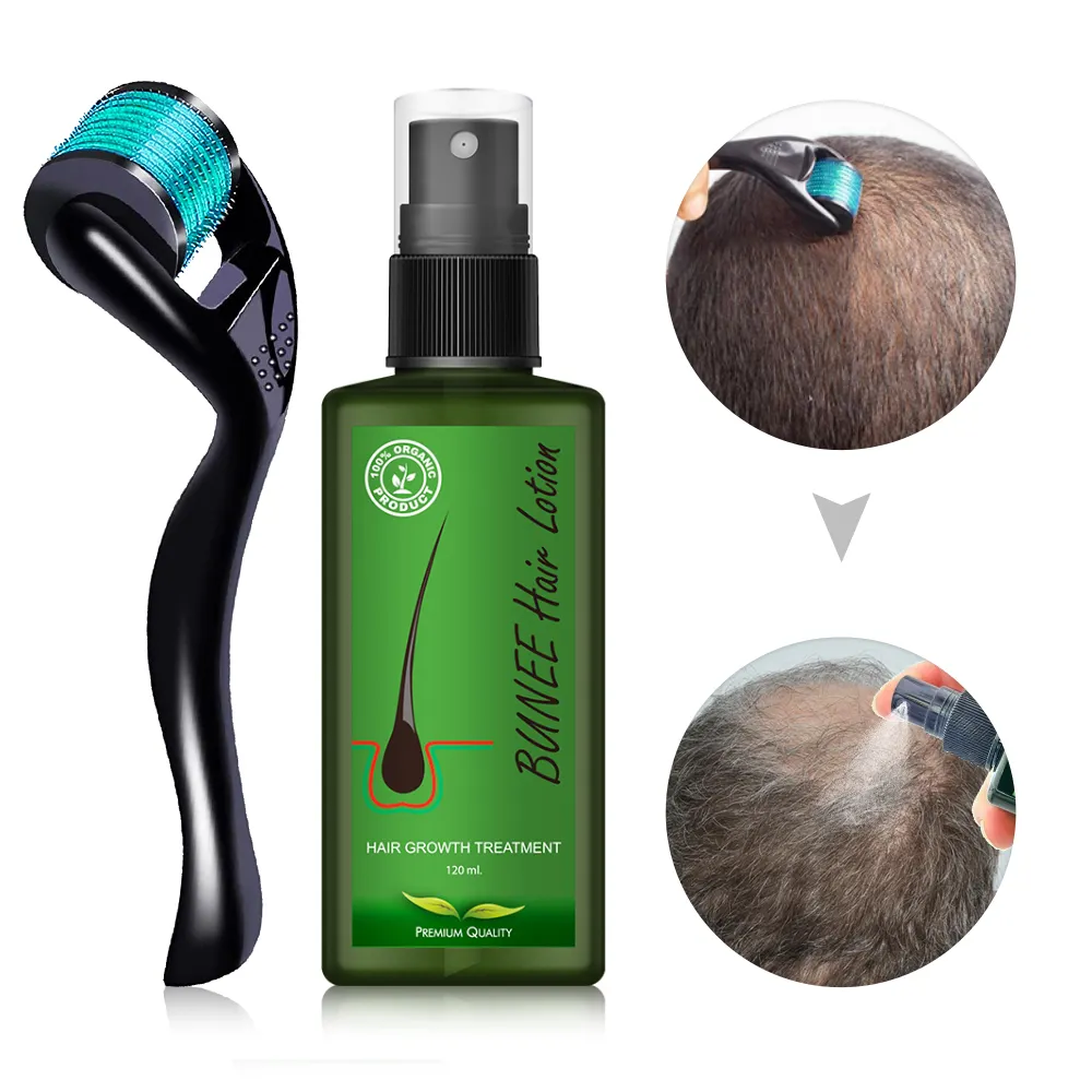 Offre Spéciale cheveux naturels de plus en plus nouvelle lotion capillaire Bunee thaïlande perte de poils incarnés sérum de croissance de pulvérisation huile essentielle
