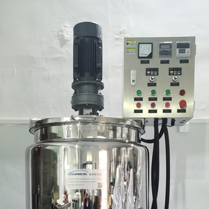 高剪切均质机乳化剂真空乳化混合器液压带搅拌器小型混合器肥皂化妆品 - Product Image 2