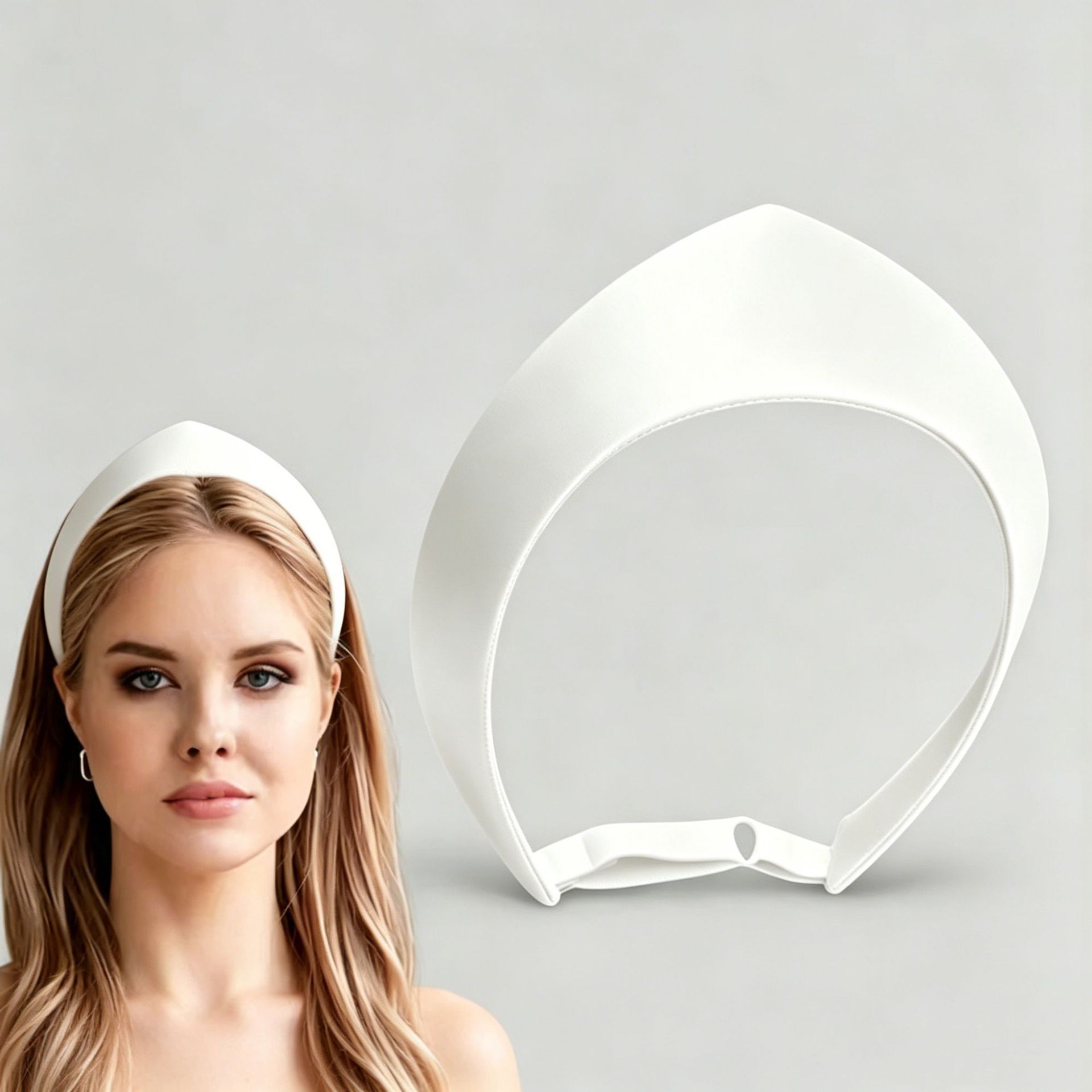 Satin blanc