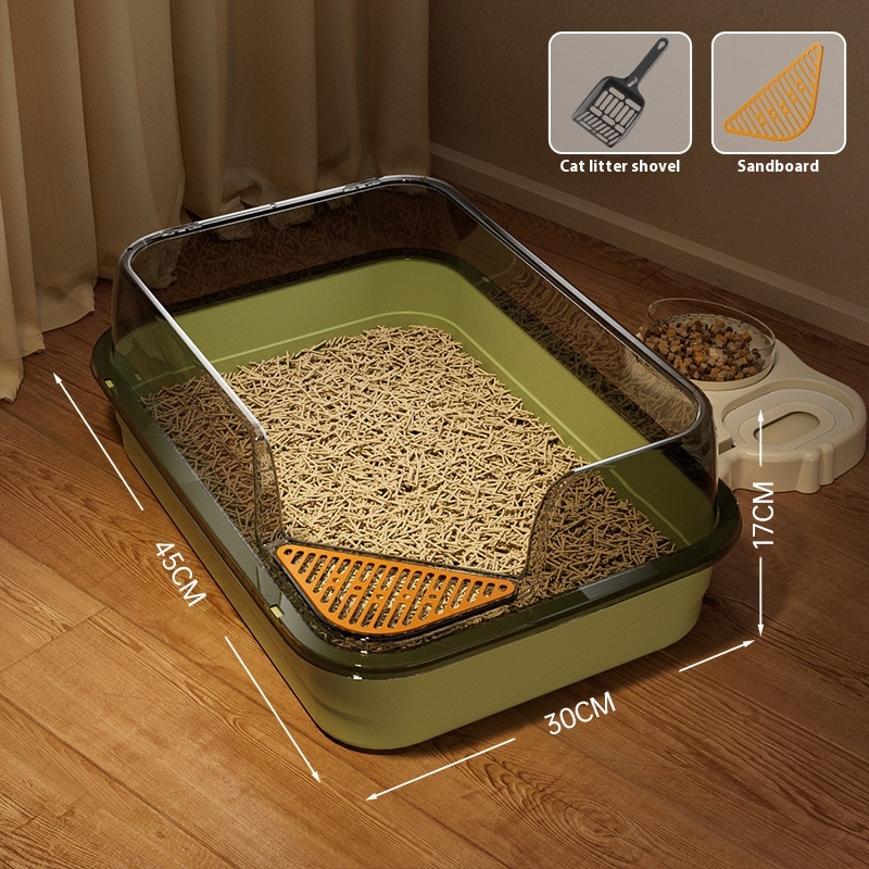 Send a litter shovel and a sand slab