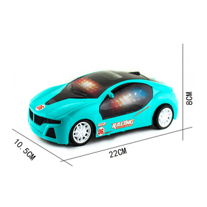 3D Light 4-channel Remote Control Vehicle <strong>Model</strong> 27mhz 1/18 Scale <strong>Rc</strong> Hobby Racing Toy Car for Kids and Adults - Product Image 5