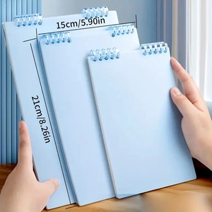 Sprial Folhas Soltas Binder Premium College Notebook com PP Capa Grosso Forrado Folhas Removíveis para Fácil Tomada de Notas