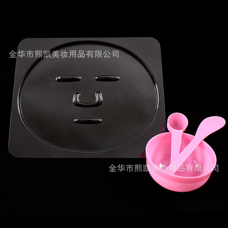 Small square mold + solid pink bowl stick + 5g spoon