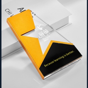 Yeni tasarım iş hediyeler kişiselleştirilmiş hediyelik eşya Metal kristal ödülü yıldız ödül plak - Product Image 3