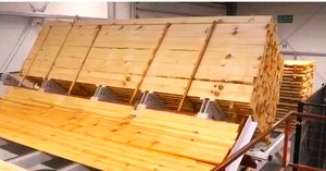 Sistema de despaletización de madera con polipasto inclinable Las velocidades de desapilamiento pueden alcanzar hasta 20 filas por minuto - Product Image 6