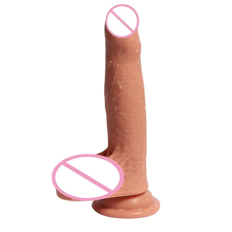 Meist verkaufte Frauen Spielzeug Sex Adult Silikon Dildo mit Saugnapf Künstlicher Penis
