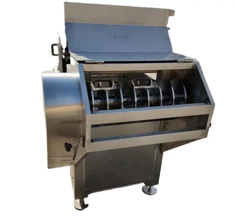 Machine industrielle de broyage de viande congelée Machine de broyage de viande Machine congelée de coupe de viande de bloc à vendre