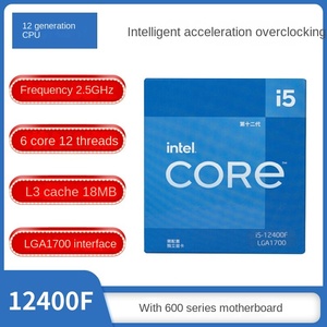 Original neue 12. Generation Core i5-12400F i5-12400 Prozessor Desktop-CPU Sechs-Kern für H610/B660 Motherboard Neue Bulk-Box - Product Image 2