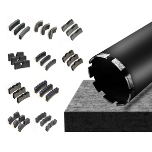Segmento de brocas de núcleo de diamante para hormigón reforzado, forma de tambor de techo plano afilado de 32-1000mm - Product Image 2