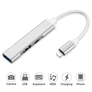 PSDA 3 In 1 USB 3.0 Splitter 3 porte Hub per iphone convertitore OTG adattatore per fotocamera cavo di ricarica adattatore per trasmissione dati - Product Image 4