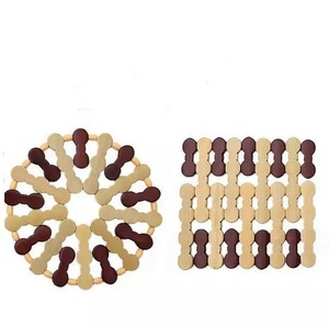热锅碗瓢盆隔热垫/防滑隔热竹垫/厨房餐桌杯垫 - Product Image 3