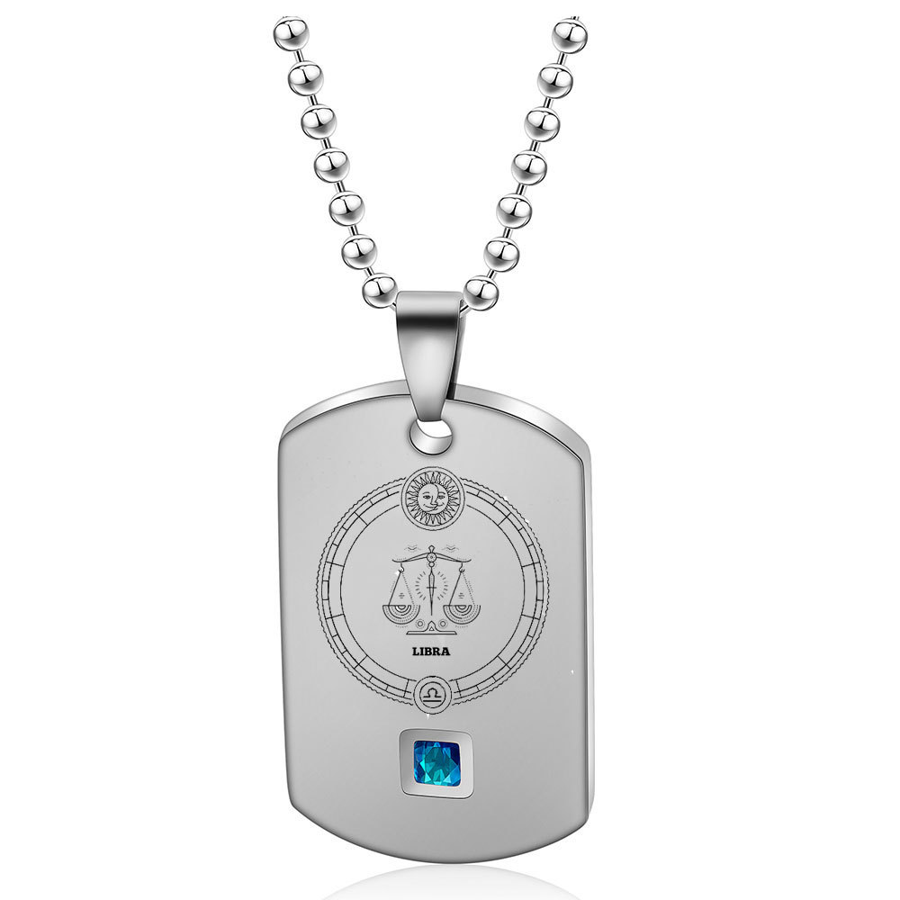 Libra pour hommes couleur acier