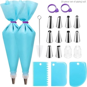 Handmade DIY <strong>Baking</strong> Tools Set Cross-Border PP Converter Cream Scraper TPU Piping Bag Number-Shaped Nozzle <strong>Suit</strong> Plastic - Product Image 1