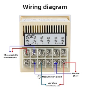 Instrumento de control de temperatura del regulador de pantalla digital - Product Image 4