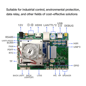 Rockchip RK3288 cortex-A17 quad-core 1.8GHz processore Androdi/Ubuntu/Linux WIFI2.4GHz/5GHz, Bluetooth 4.2/5.0, supporto per 5G/4G - Product Image 2