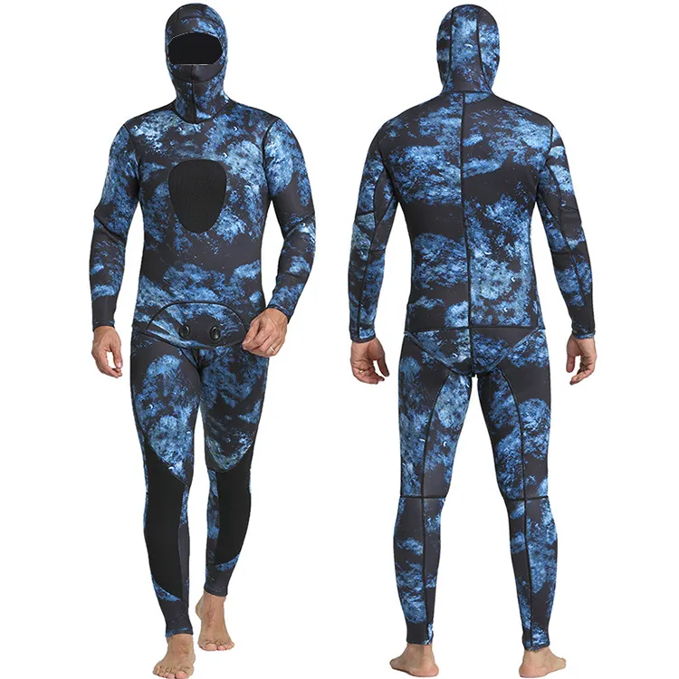New Original Green Diving Spring 5ml Wetsuit Mens Camo Spearfishing Wet Suit With BOM/One-stop Service