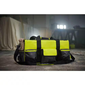 <strong>24</strong> in Water Resistant Crossbody <strong>Tool</strong> <strong>Bag</strong> with Multi-Pockets Wide Mouth Customized <strong>Tool</strong> Tote <strong>Bag</strong>