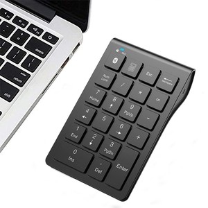 Rechargeable Wireless <strong>Numeric</strong> <strong>Keypad</strong> BT Number Pad Slim 22-Keys External Numpad <strong>Keyboard</strong> Data Entry - Product Image 1